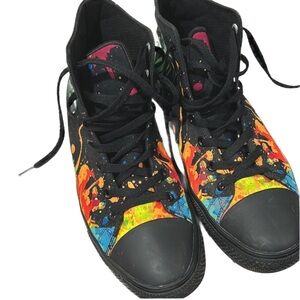 RAAD shoe sneakers Rock and roll color splash GUC size 12